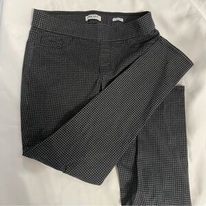 Nine West Houndstooth Slim Pants – Black & White – Size 10